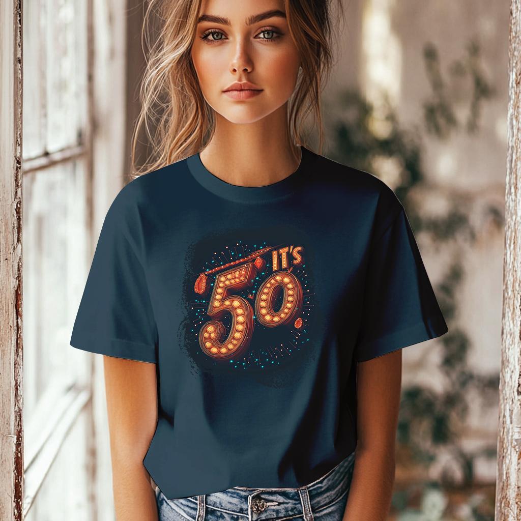 Camiseta Majica sa štampanim printom Cam 907, Ženska, Tamnoplava