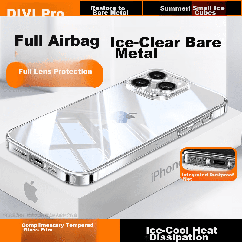 Divi Maska za mobilni telefon iPhone 15 Pro, Providna