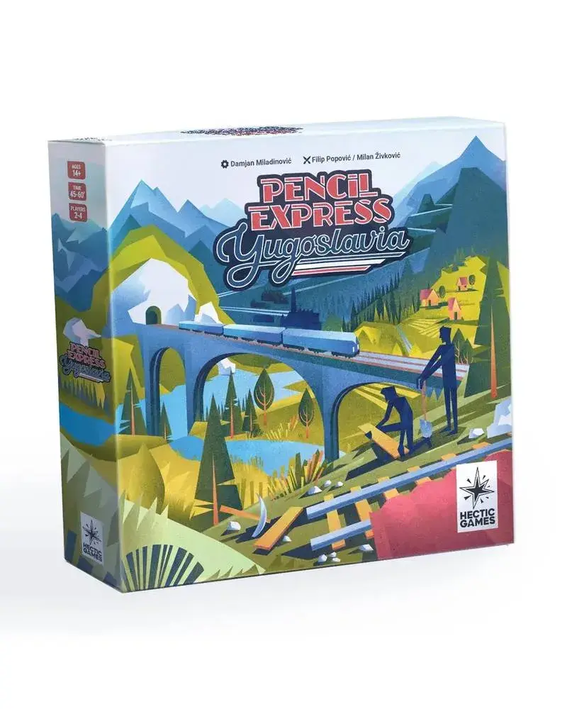 Društvena igra Hectic Games Pencil Express - Јugoslaviјa