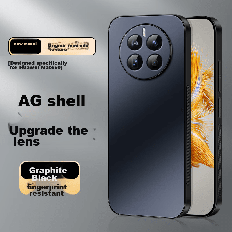Shangsu Maska za mobilni telefon Huawei Mate 50 / Huawei Mate 50E, Crna