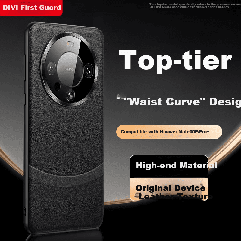 Divi Maska za mobilni telefon Huawei Mate 60 Pro / Huawei Mate 60 Pro+, Crna