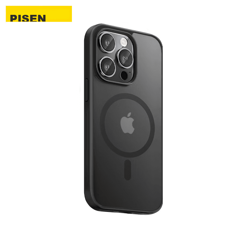 Pisen Maska za mobilni telefon iPhone 15 Pro Max, Crna