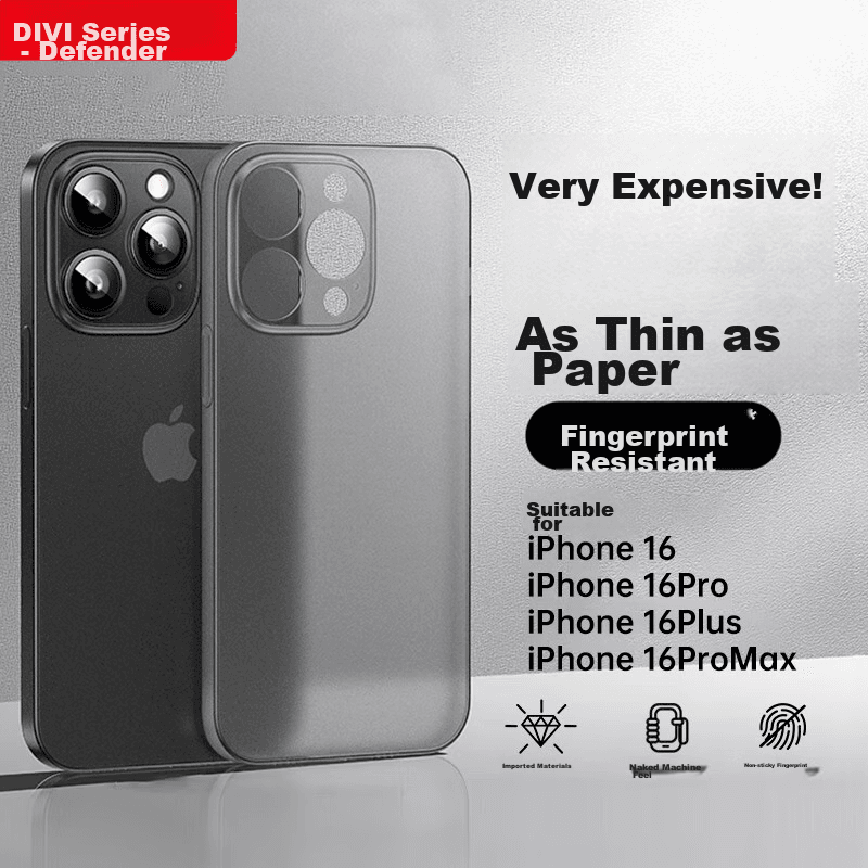 Divi Maska za mobilni telefon iPhone 16 Pro Max, Crna