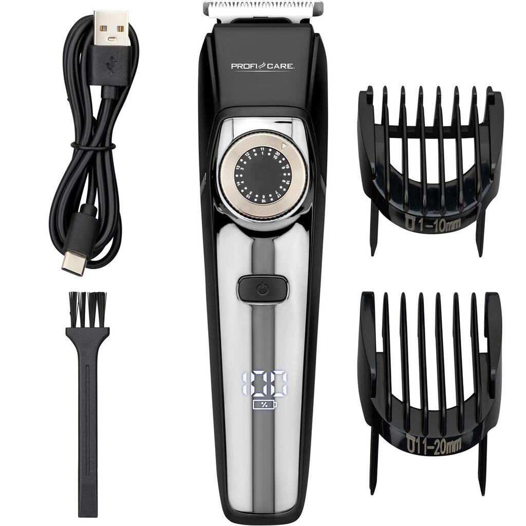 Profi Care Trimer za kosu i bradu PC-HSM/R 3131, 1200mAh, Hrom-crna
