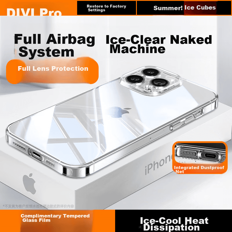 Divi Maska za mobilni telefon iPhone 15 Pro Max, Providna