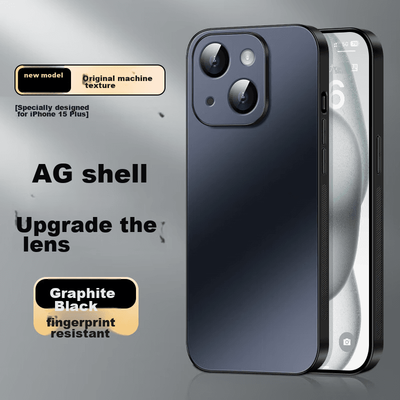 Shangsu  Maska za mobilni telefon iPhone 15 Plus, Crna