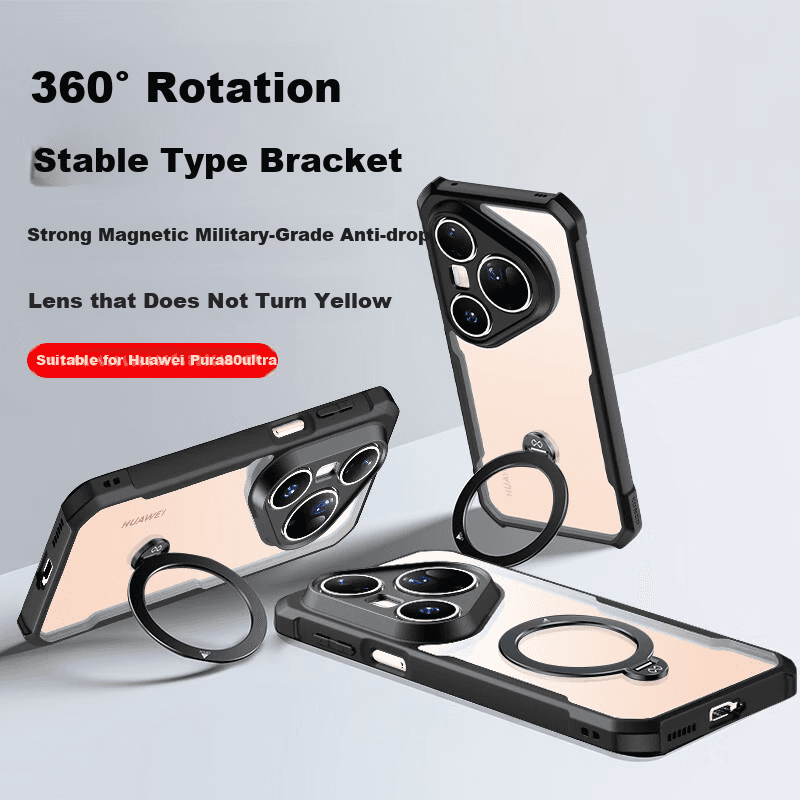 Xundd Maska za mobilni telefon Huawei Pura 80 Ultra / Huawei P80 Ultra, Providno-crna