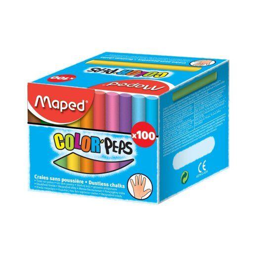Maped Kreda za crtanje, 100 komada, Šarene