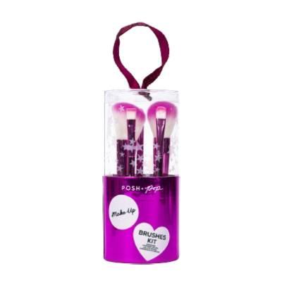 Četkice za šminkanje Metalic Glam, Ljubičaste