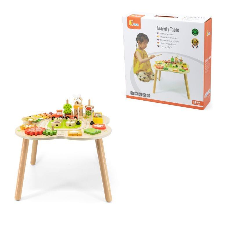 Viga igračke Drveni edukativni sto za igru 44657
