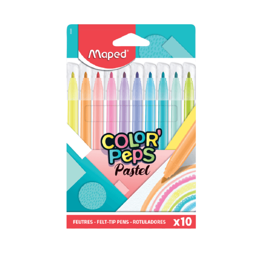 Maped Flomasteri Jungle, 10 komada, Šareni