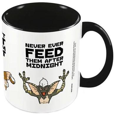 Šolja Gremlins Three Rules, 315ml,  Crno-bela