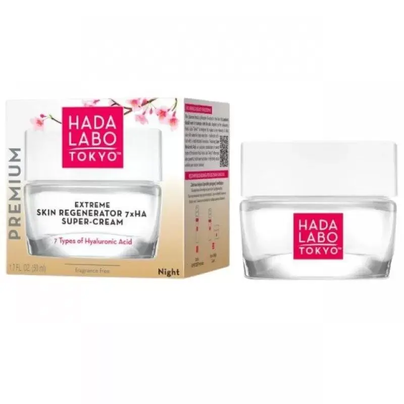 Hada Labo Regenerativna noćna krema Premium Extreme Skin Regenerator Super Cream, 50 ml