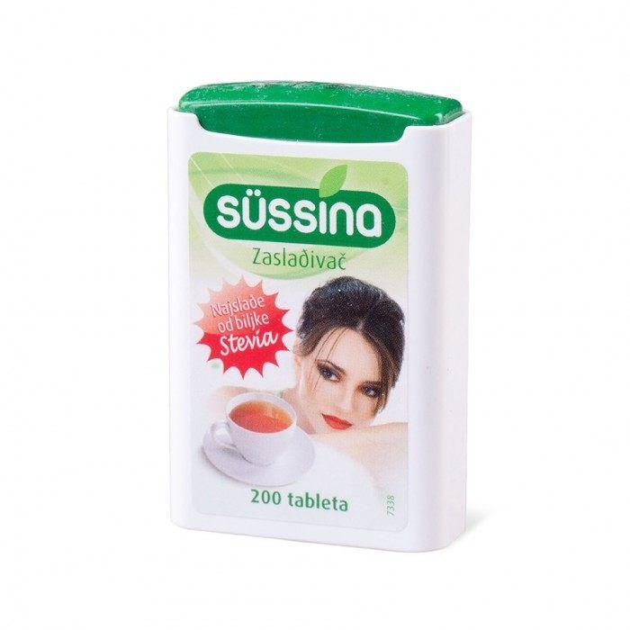 Sussina Stevia zaslađivač, 200 tableta
