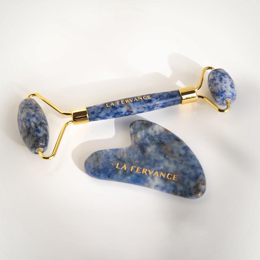 La Fervance Roler za masažu lica Plavi