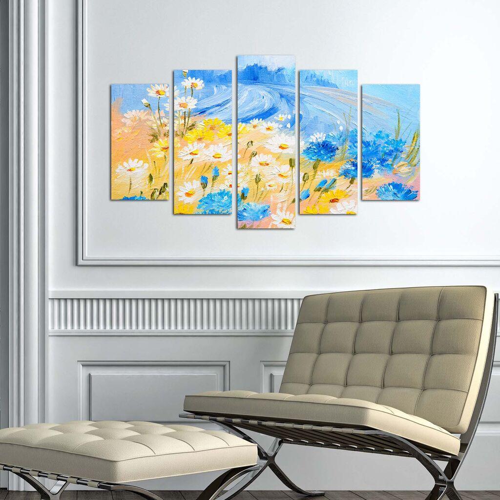 Wallity Set Slika 5ABSMDF-68, 5 Delova