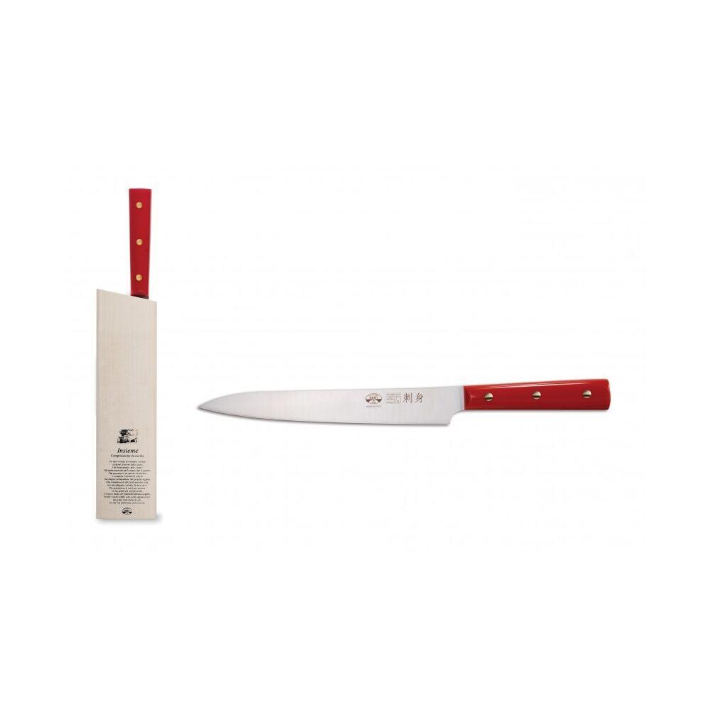 Berti Nož Insieme Sashimi 2012, Plastična drška, Crveni