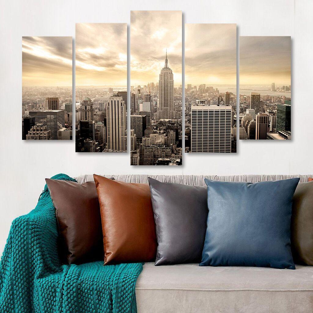 Wallity Set Slika 5MDF4516, 5 Delova