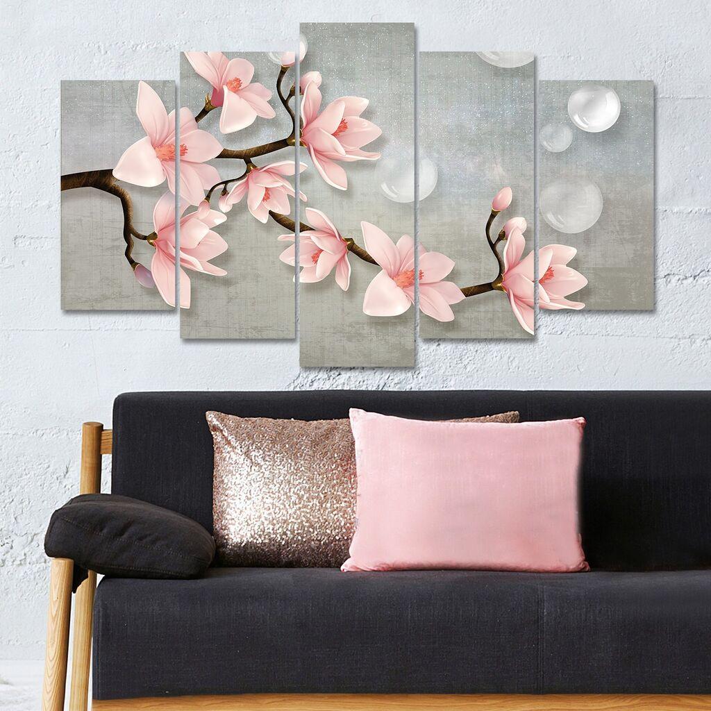 Wallity Set Slika 5MDF4591, 5 Delova