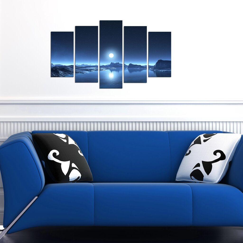 Wallity Set Slika 5PMX-125, 5 Delova
