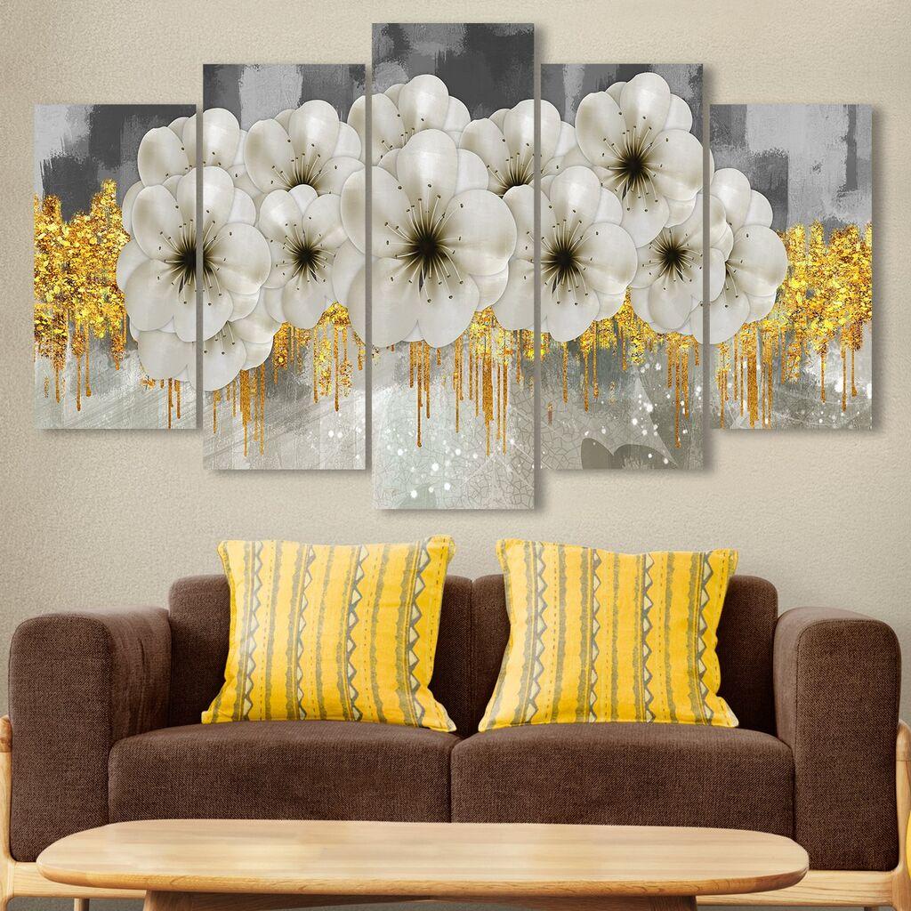 Wallity Set Slika 5MDF4599, 5 Delova