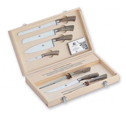 Berti Noževi za serviranje PiccoloTrinciante, Drška od bivoljeg roga