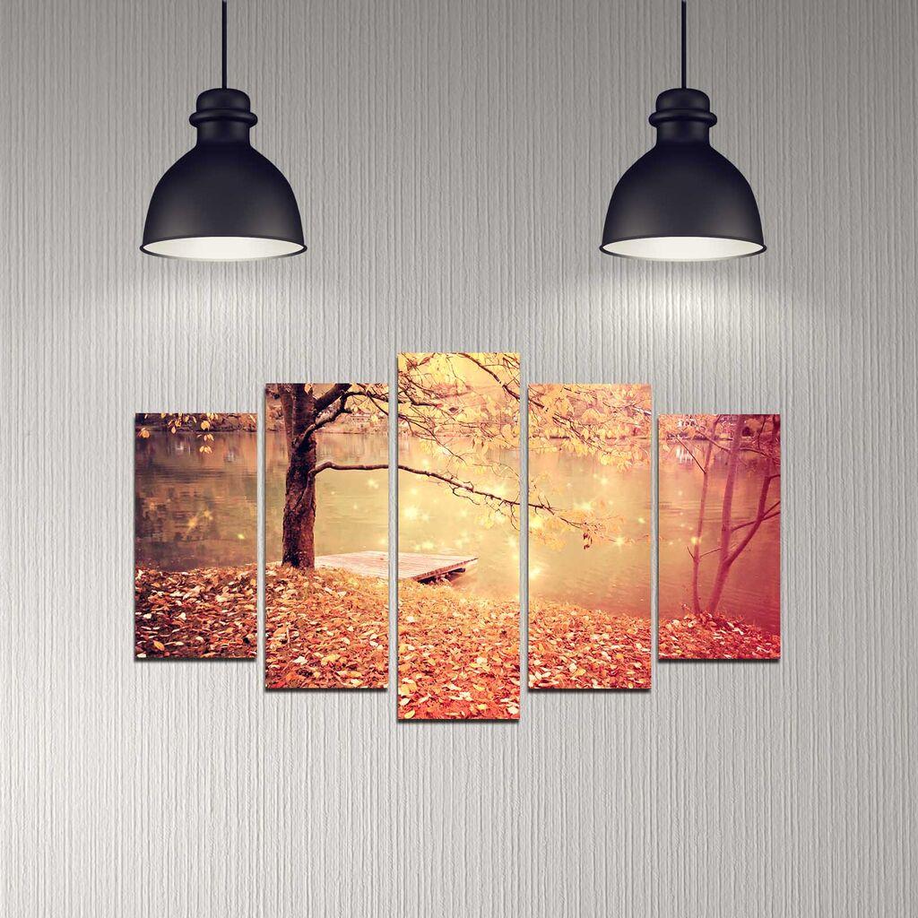 Wallity Set Slika 5DMDF-18, 5 Delova