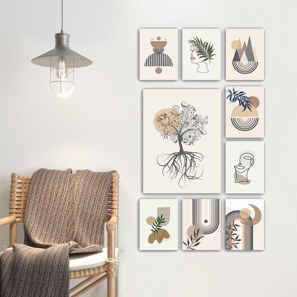 Wallity Set slika 9MDF02YS, 9 Delova