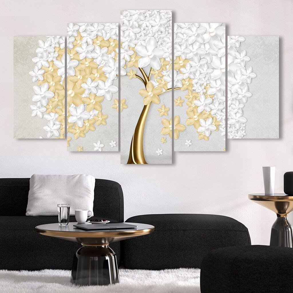 Wallity Set Slika 5MDF4601, 5 Delova