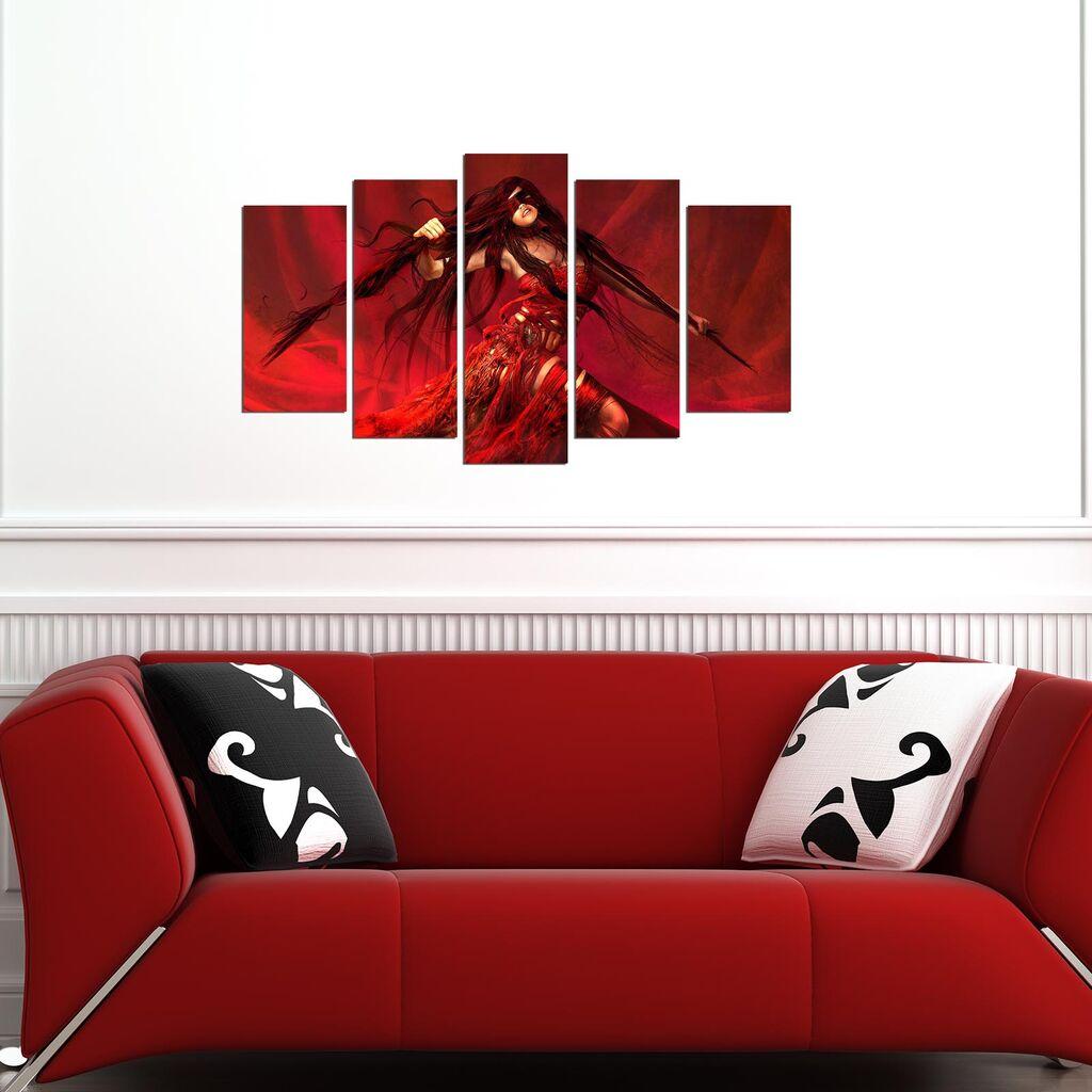 Wallity Set Slika 5MX-5, 5 Delova