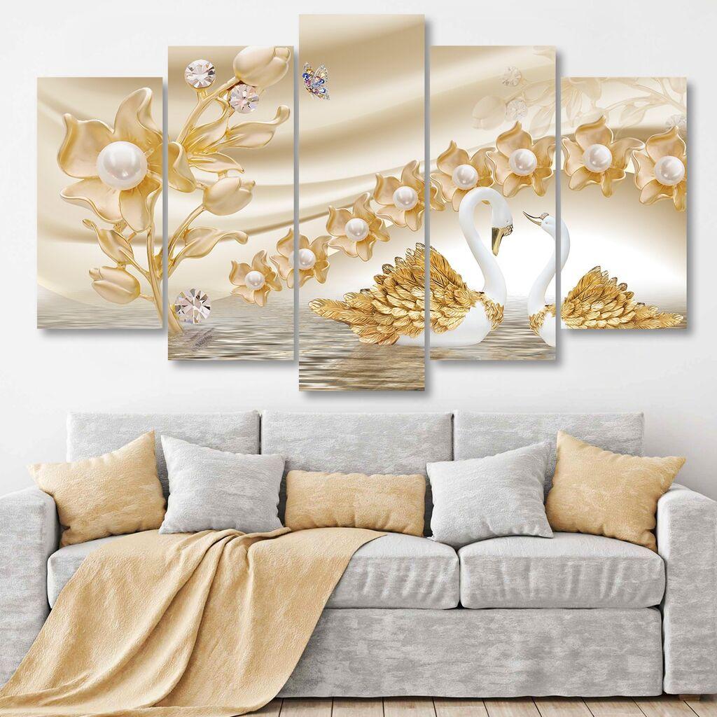 Wallity Set Slika 5MDF4606, 5 Delova