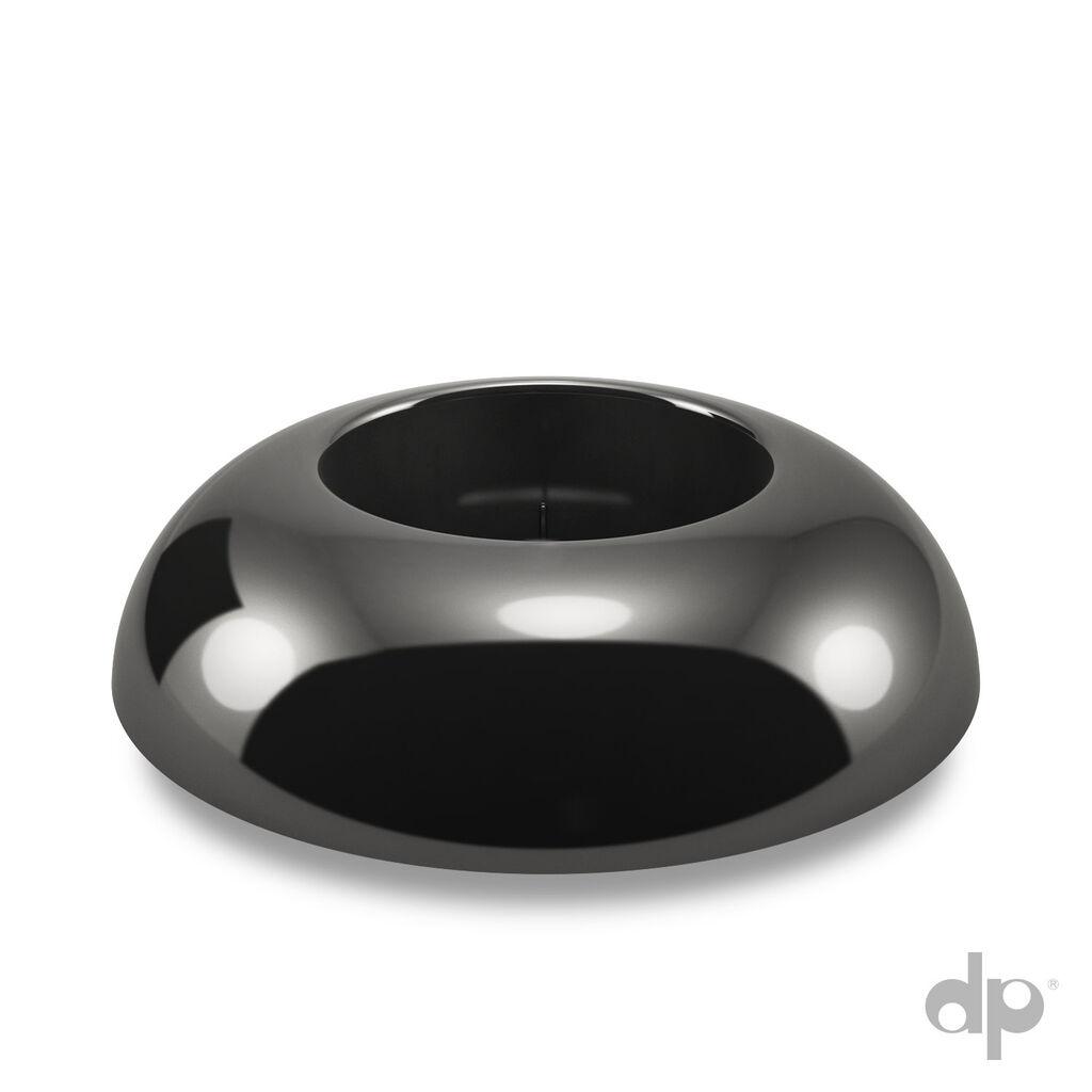 D.plast Posuda za ikebanu, Okrugla, Crna