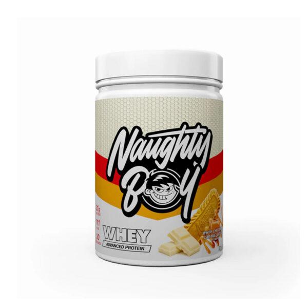 Advanced Whey Protein, Bela čokolada-biskvit, 900g