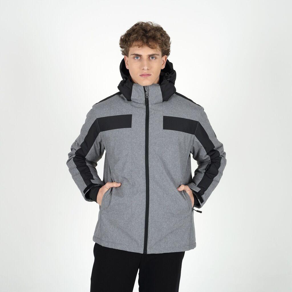 Wintro Muška jakna Rue, Sa kapuljačom, Siva