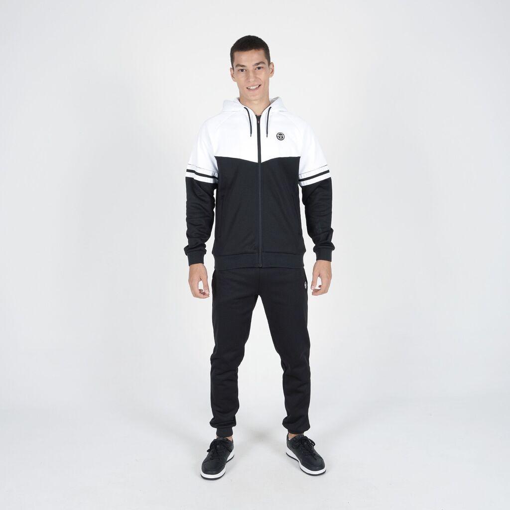 Sergio Tacchini Muška komplet trenerka Mass, Crno-bela