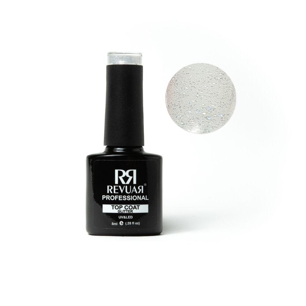 Revuar  Top Coat za nokte Glitter, 8ml