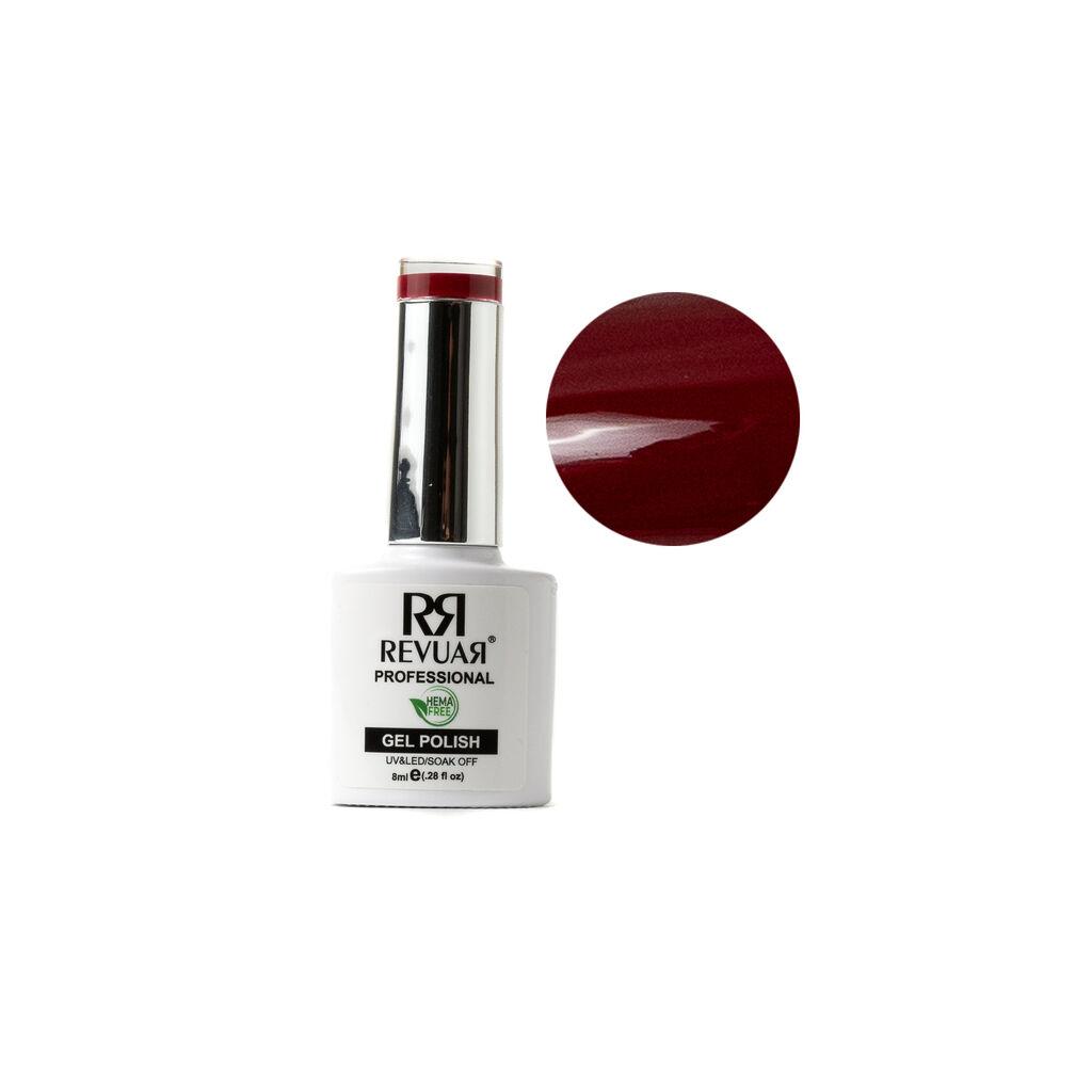 Revuar  Gel lak za nokte 08, 8ml, Hema Free, Crveni