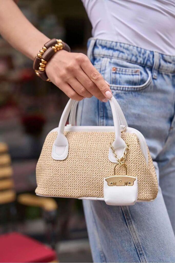 Madamra Ženska torbica MK1020225SM10-001, Bela