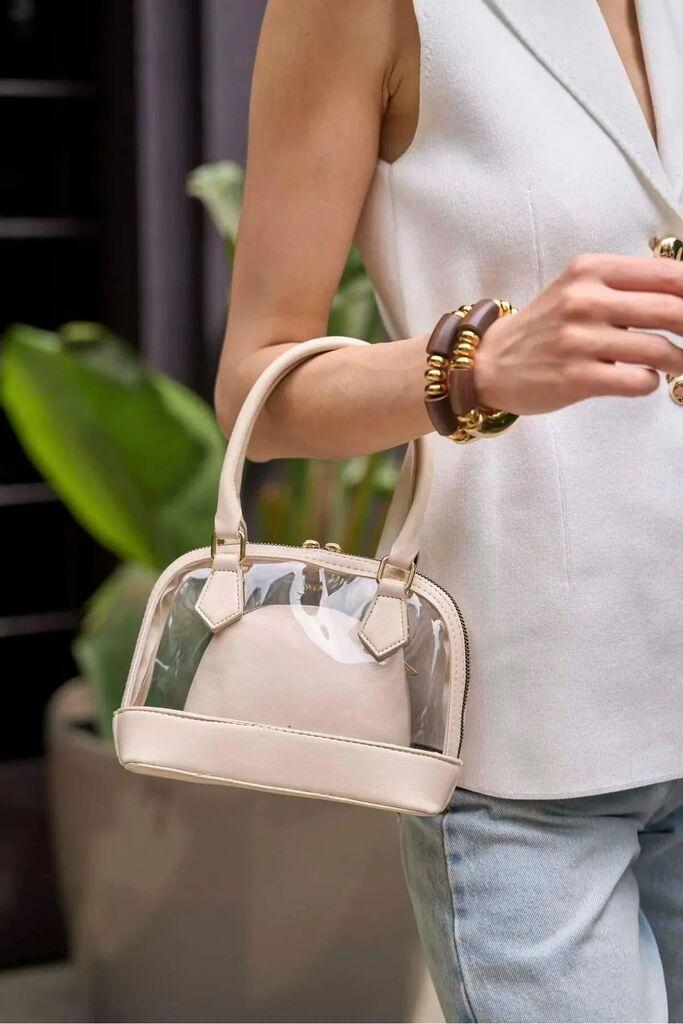 Madamra Ženska torbica MK1020225SV10-023, Krem