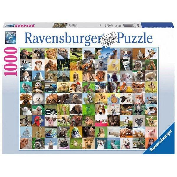 Ravensburger Slagalica Zabavne životinje, 1000 delova
