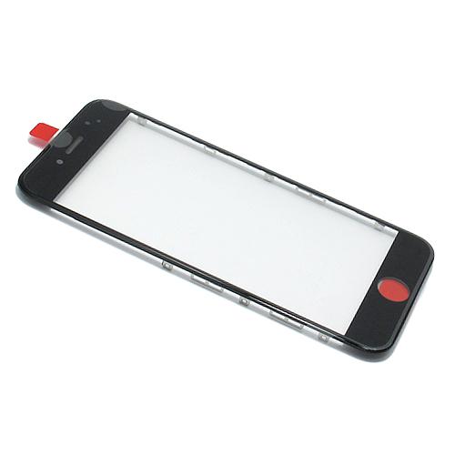 Staklo touch screen-a za Iphone 6G sa frejmom, Crno