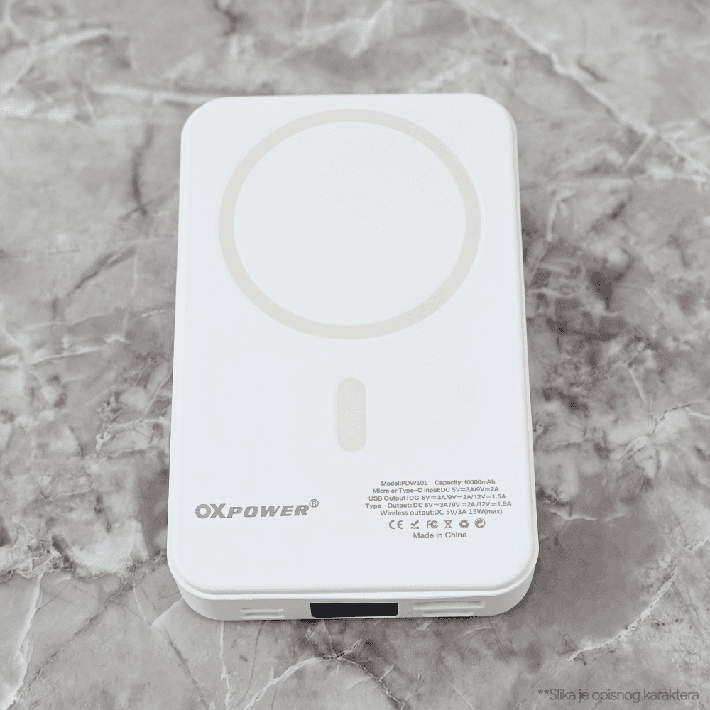 Ekserna baterija Magsafe PD W101 10000mAh , Bela