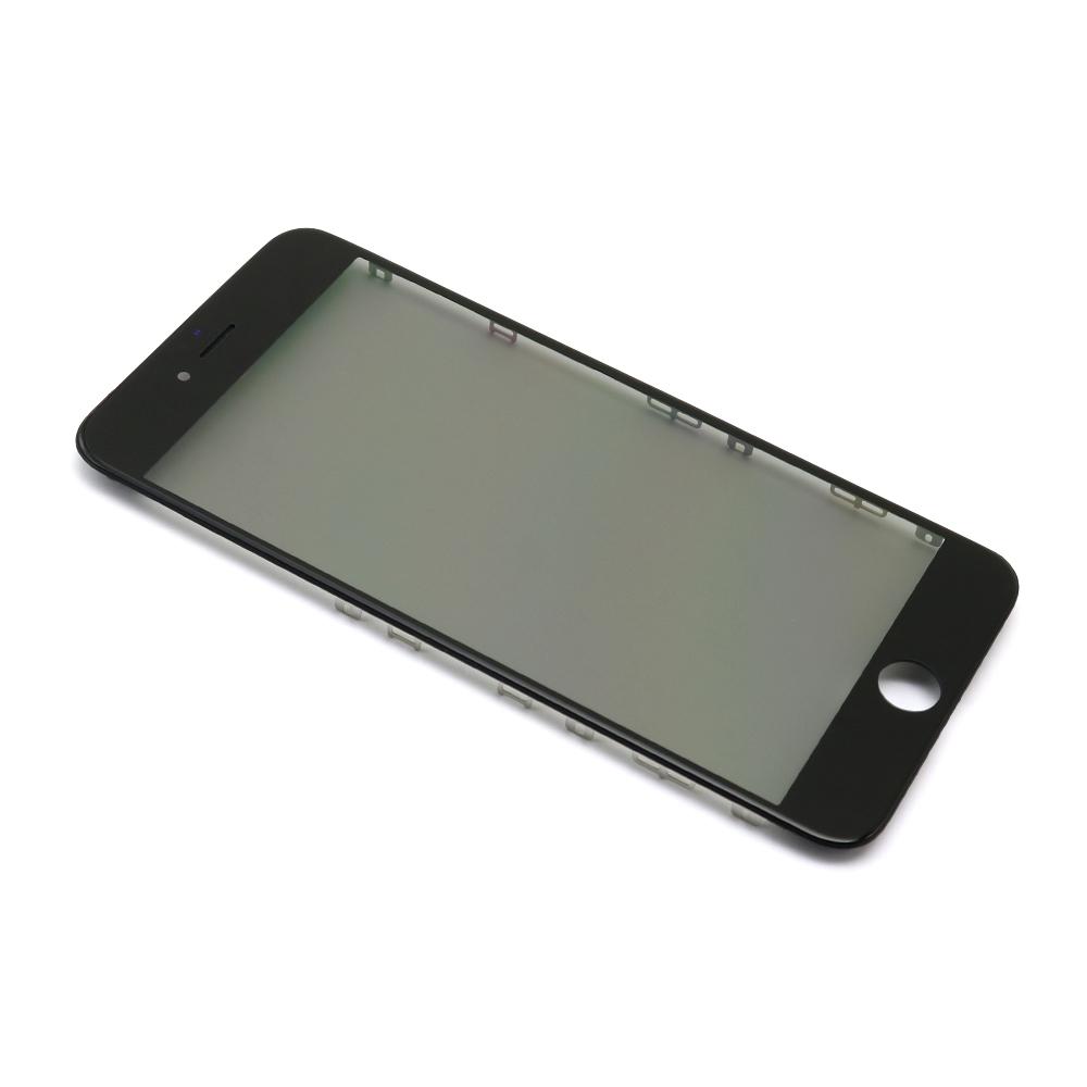 Staklo touch screen-a za Iphone 6S Plus + okvir + OCA stiker + polaroid  (Crown Quality), Crno