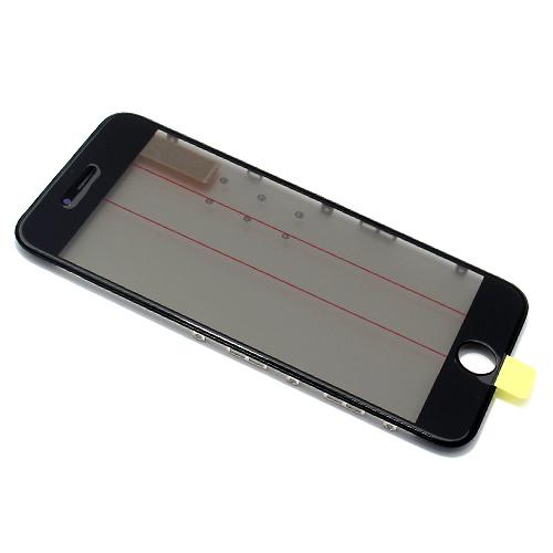 Staklo touch screen-a za Iphone 6G sa frejmom + oca i polaroid, Crno