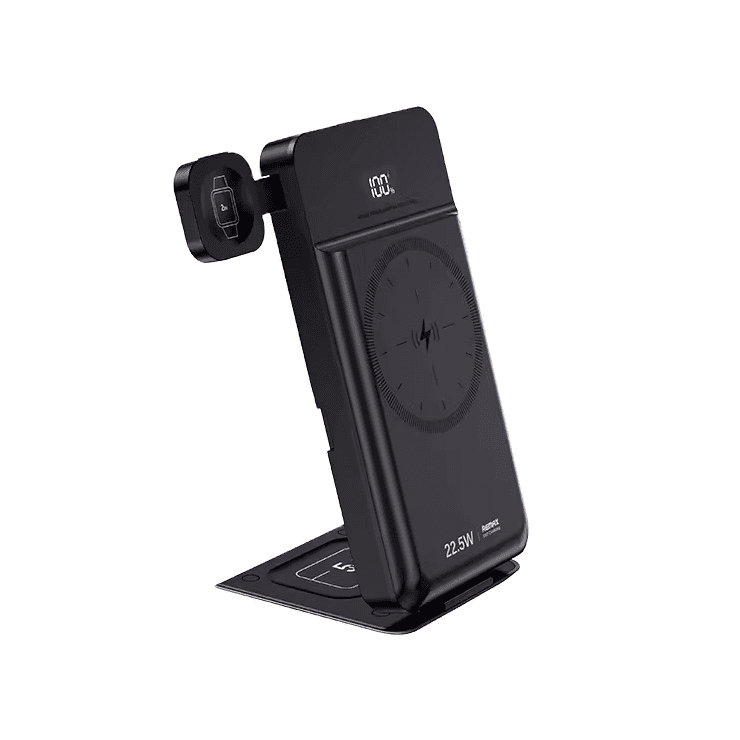 Power Bank REMAX RPP-D3  20W+22.5W Fast Charging 10000mAh Magnetic 5u1 , Crna