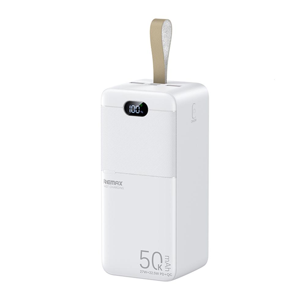 Power bank REMAX Piloteer 20W PD+22.5W 2.4A 50000mAh RPP-117 , Bela