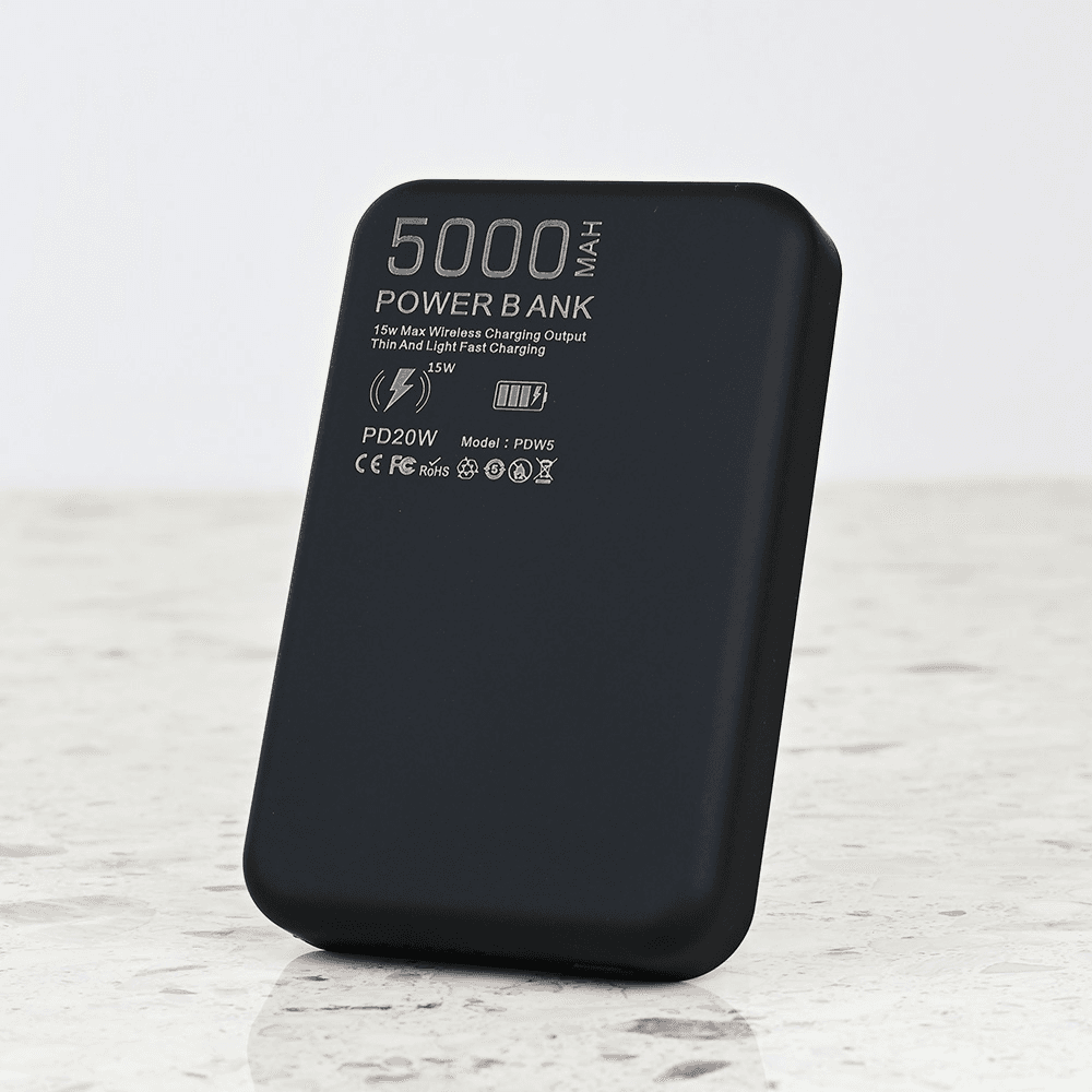 Ekserna baterija Magsafe PD W5 5000mAh , Crna