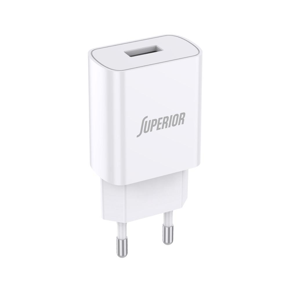 SUPERIOR Kućište punjača SU-P100 10.5W 2.1A,  Belo