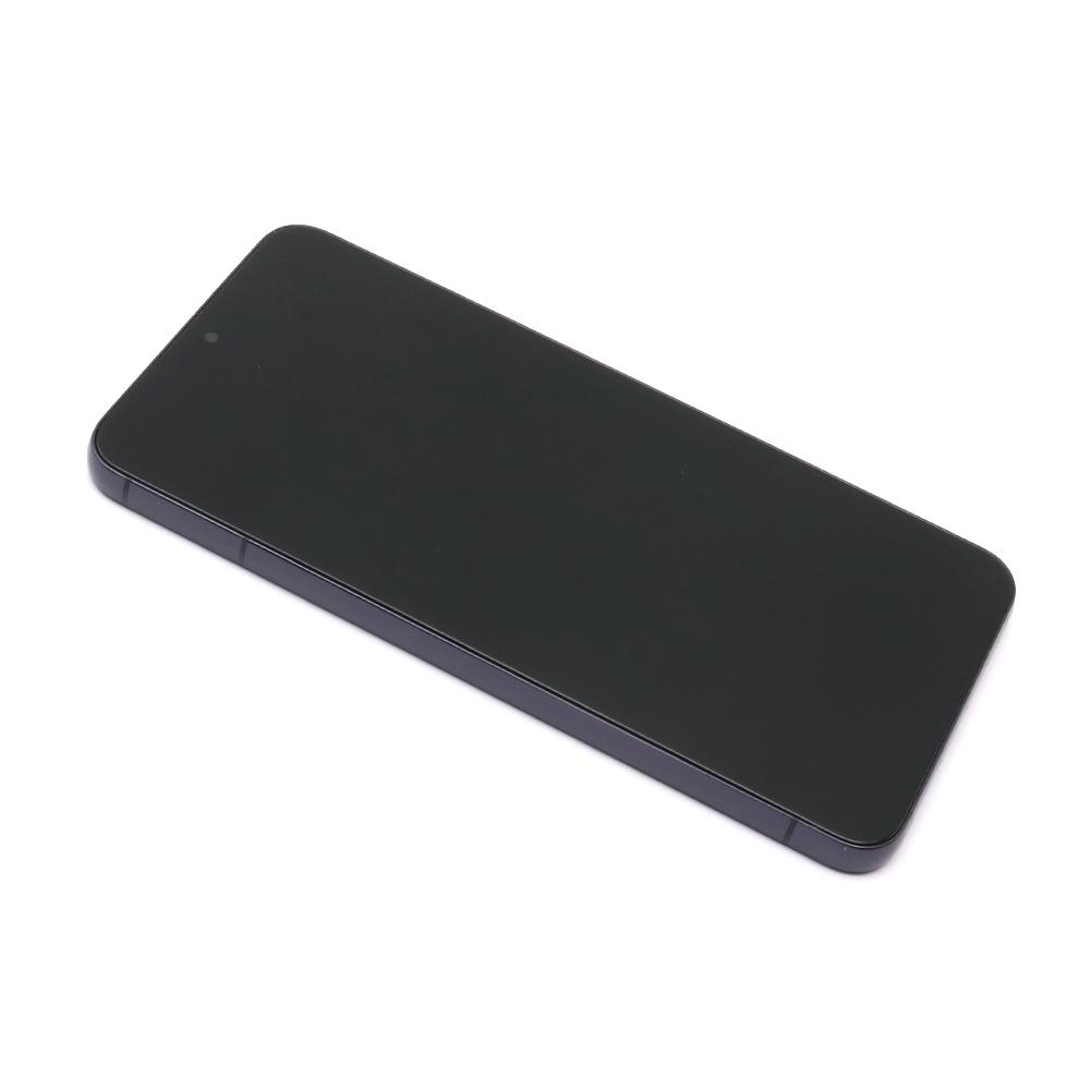 LCD Panel za Samsung S906B Galaxy S22 Plus + touchscreen + okvir OLED, Crni