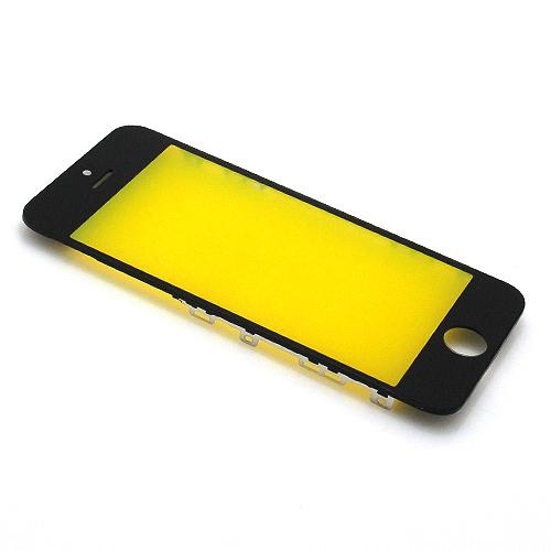 Staklo touch screen-a za Iphone 5G sa frejmom, Crno